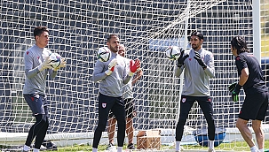 Samsunspor, antrenmanlarını sürdürüyor 