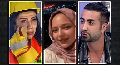 Biri 'itfaiyeci makyajı' yaptı, diğeri fona yangın anlarını koydu! Tan Taşçı'dan alkış toplayan sözler