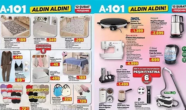 A101 AKTÜEL KATALOĞU 12 ŞUBAT