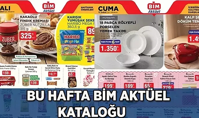 BİM Aktüel 10-13 Şubat 2026 Kataloğu