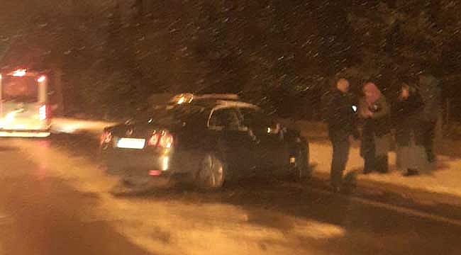 Kayseri'de buzlanma nedeniyle 6 aracın karıştığı kaza