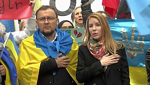 Büyükelçi Bodnar, Ukrayna'ya destek eyleminde