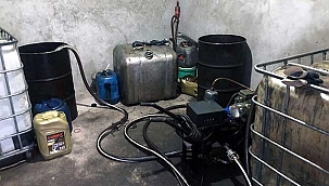 Dev operasyon! 72 bin litre sahte akaryakıt ele geçirildi