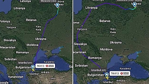 İstanbul-Moskova uçuşlarında yeni rota!NOTAM engeli...