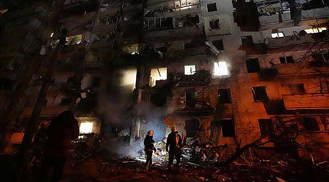 Kiev'deki yıkım görüntülendi! İşte detaylar...