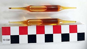 Namazgah Tabyasında 112 yıllık serum şişesi bulundu