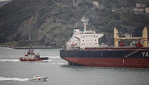 Odessa açıklarında bomba isabet eden Türk gemisi İstanbul Boğazı'na girdi