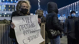 Rusya'da savaş karşıtı gösteriler devam ediyor