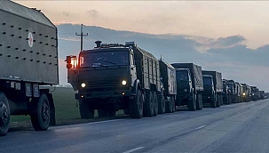 Son Dakika: 5 kilometrelik Rus askeri konvoyu Kiev'e ilerliyor