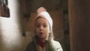 Ukrayna'da mahsur kalan küçük Miranur dua ederek yardım istedi