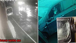 Yayaya çarpıp kaçtı. Polis ekipleri 56 kamera kaydını inceleyerek yakaladı