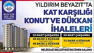 Yıldırım Beyazıt Kentsel Dönüşüm Alanında Konut ve Dükkan İhalesi