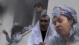 3 katlı binada çıkan yangında can pazarı...