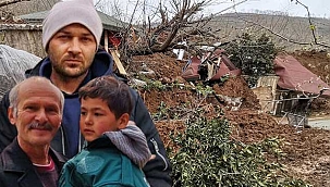 4 yaşındaki çocukla heyelandan saniyelerle...