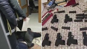 6 ilde silah kaçakçılarına dev operasyon! Çok sayıda gözaltı!