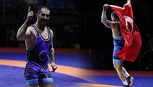 Avrupa şampiyonaları tarihinde 100'üncü altın madalya Feyzullah Aktürk'ten