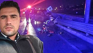 Bariyere çarpan otomobil hurdaya döndü. Kooperatif başkanı...