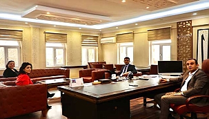 Başkan İlmek'e Dr. Ali Kaplan'dan Anlamlı Ziyaret