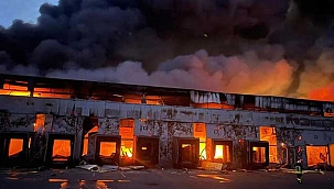 Başkent Kiev'de donmuş gıda deposu bombalandı