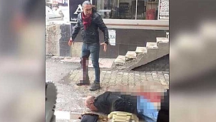 Cadde ortasında birbirlerini...