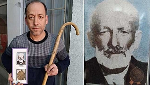 Çanakkale gazisinin torunu, dedesinin emanetine sahip çıkıyor