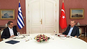 Cumhurbaşkanı Erdoğan, Yunanistan Başbakanı Miçotakis ile görüştü