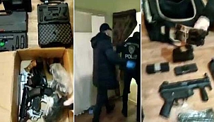 Dev operasyonda suikast silahları ele geçirildi
