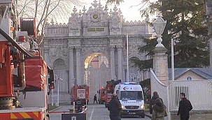 Son Dakika: Dolmabahçe Sarayı'nda Yangın...