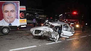 Feci kazada otomobil TIR'a arkadan çarptı