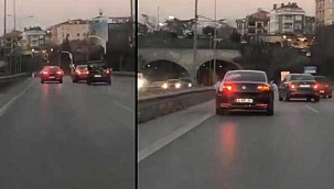 Flaş Haber... Düğün konvoyunda makas atarak trafik terörü estirdiler