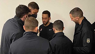 Hakan ve Merih, İtalya'da oynayan arkadaşlarını karşıladı