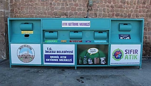 İncesu'dan Sıfır Atık Projesi Kapmasamında Mobil Atık Getirme İstasyonu
