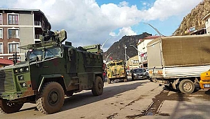 Irak sınırına askeri sevkiyat yapıldı