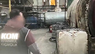 Kaçak akaryakıt operasyonunda şok görüntüler!