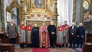 Kayseri'de bulunan Surp Krikov Lusaroviç Kilisesi’nde 'Miçing ayini' yapıldı