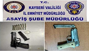 Kayseri'de asayiş uygulamasında 2 şüpheli gözaltına alındı