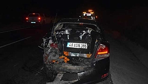 Kazaya müdahale ettiği sırada otomobil çarpan polis memuru ağır yaralandı