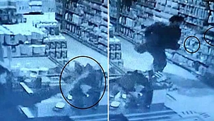 Markete giren hırsız kasayı açamayınca...