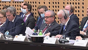 Mustafa Şentop'tan, AB Parlamento Başkanları Toplantısı'nda tarihi yanıt!