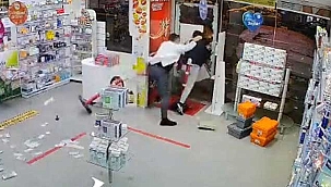 Nöbetçi eczaneyi soymaya çalışan hırsız etkisiz hale getirildi