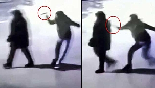 Otelde çalışanı kadını sırtından...