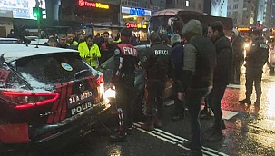 Polisin dur ihtarına uymayan sürücü...