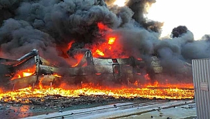 Rus topçuları Ukrayna'da boya deposunu vurdu