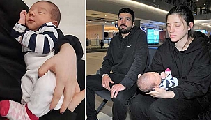 Savaştan 3 saat önce doğan Türk bebeği Emilian Ukrana'dan tahliye edildi