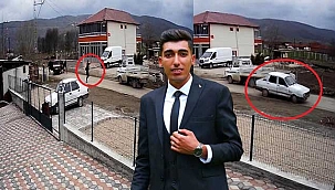Serhat'ın, yaralı halde hastaneye götürüldüğü araca...