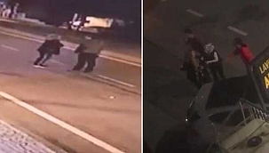 Sokak ortasında eski eşine dehşeti yaşattı