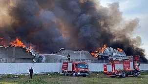 Son Dakika: Geri dönüşüm fabrikasında yangın!