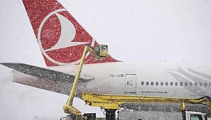 THY'den uçaklara buzlanmaya karşı önlem!