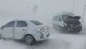 Tipi nedeniyle meydana gelen zincirleme kazada...
