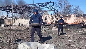 Ukrayna’nın Çernihiv kentinde Rus bombaları...